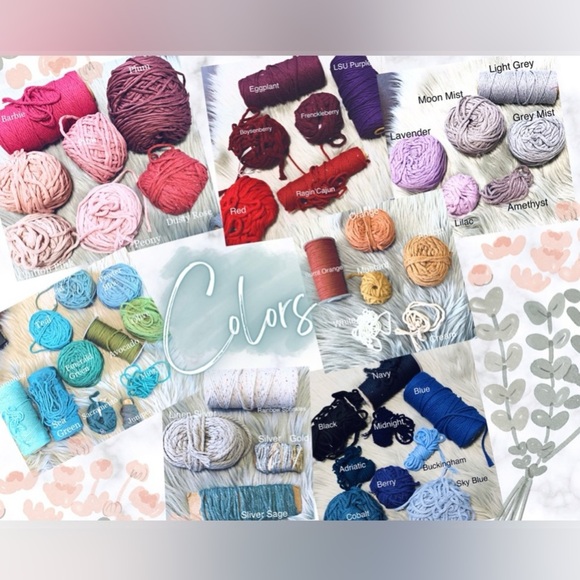 NEW [5pc] @soul_embellish Handwoven Macramé Coasters Furniture Savers Home Decor - Picture 6 of 16